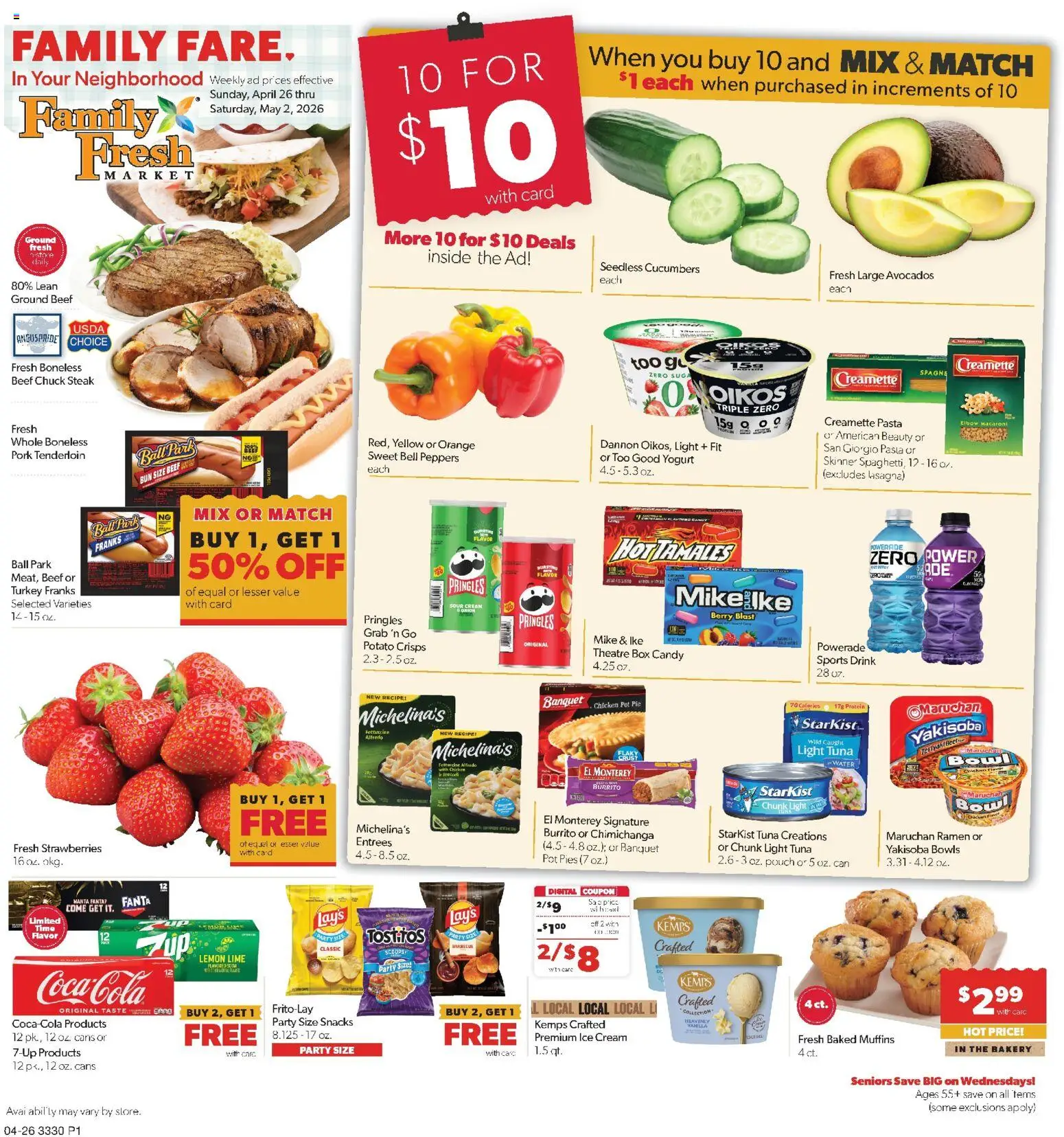 Family Fare Weekly Ad - MN - valid from 26.04.2026 | Page: 1