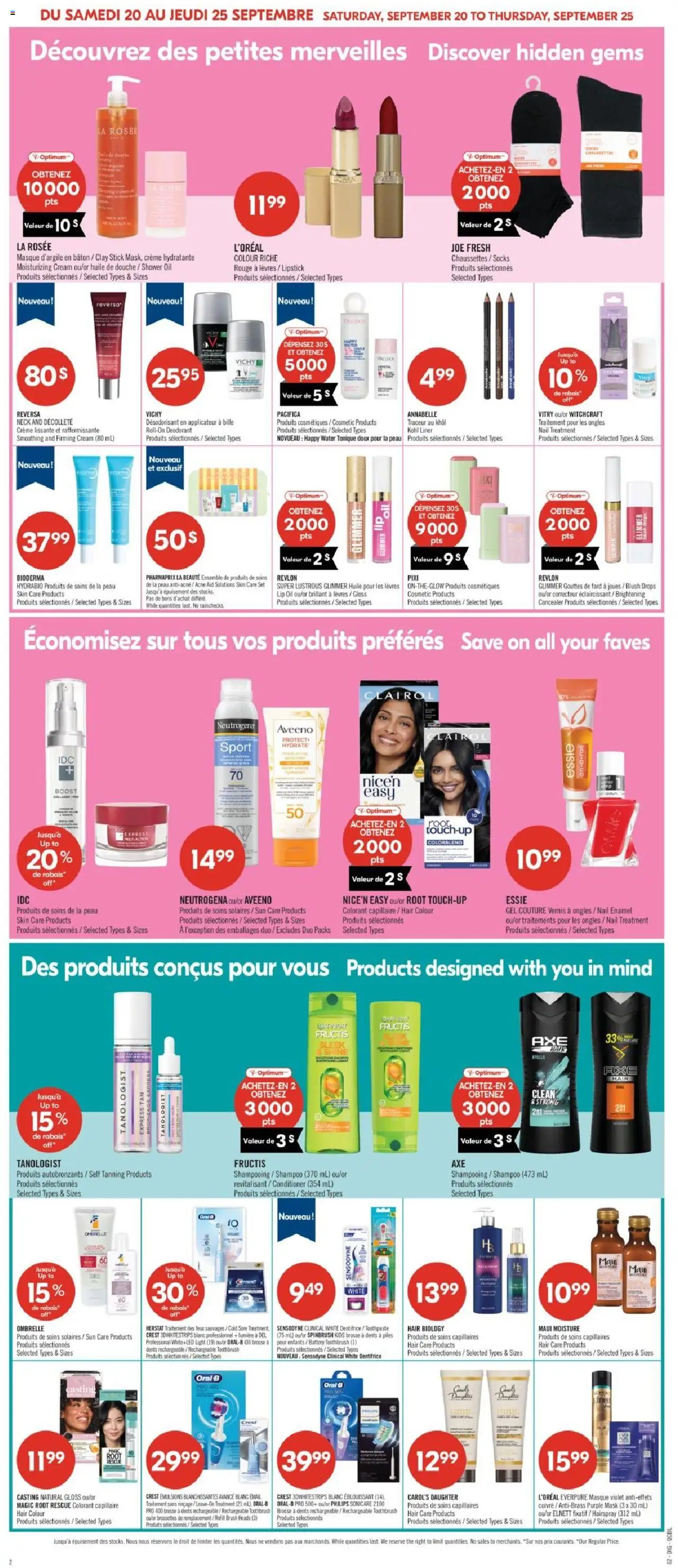 Pharmaprix flyer valid from 20.09.2025 | Page: 17 | Products: Cream, Concealer, Blush, Conditioner