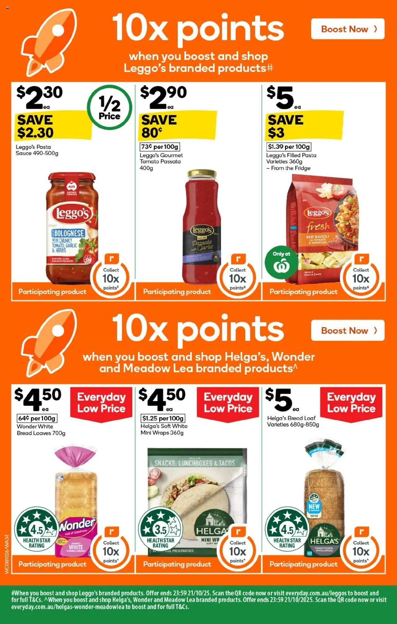 Woolworths catalogue - valid from 08.10.2025 | Page: 34 | Products: Beef, Pasta, Sauce, Garlic