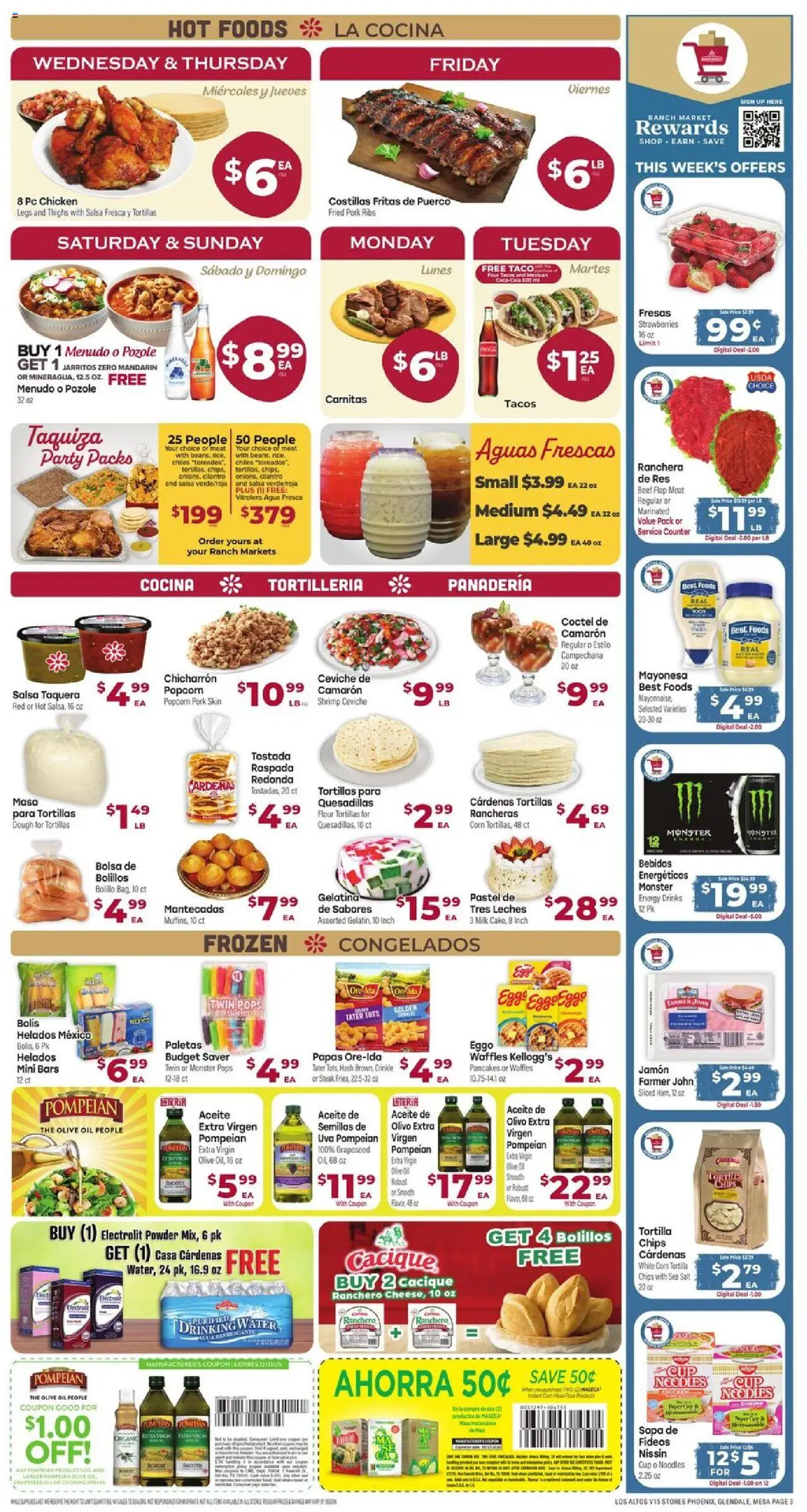 Cardenas Weekly Ad - valid from 20.08.2025 | Page: 3 | Products: Corn, Oil, Beef, Chips