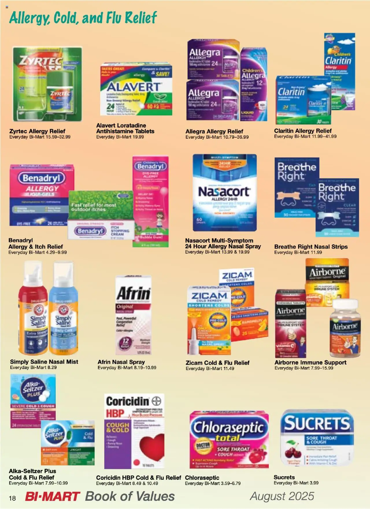 Bi-Mart August Health & Beauty Digest - valid from 01.08.2025 | Page: 18 | Products: Vitamin, Couch