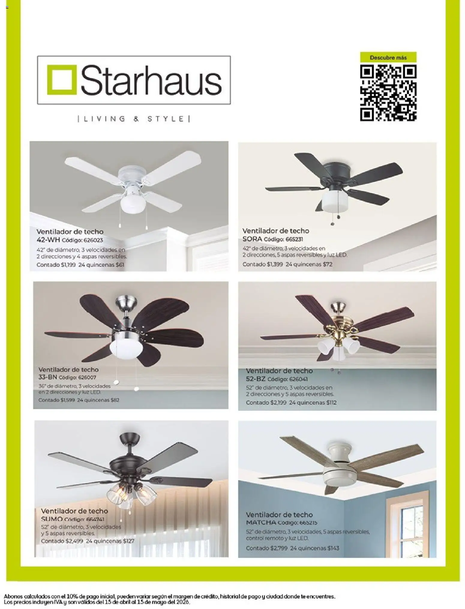 Nuevas ofertas de Coppel válidas en toda la República Mexicana desde el 15.04.2026. ¡Encuentra las mejores ofertas en Coppel catálogo ! | Página: 17 | Productos: Ventilador, Control remoto, Té