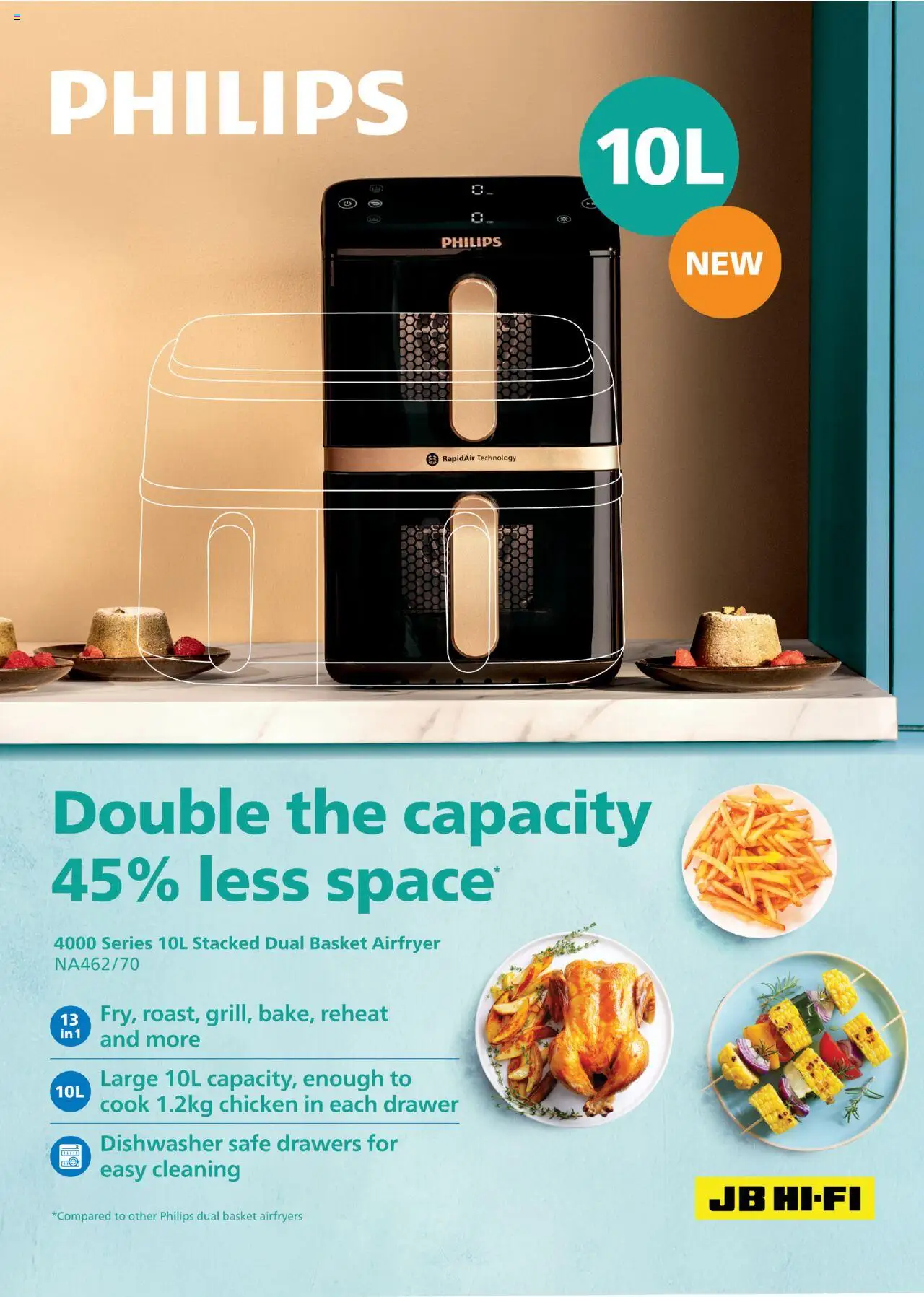 JB Hi-Fi catalogue - valid from 01.10.2025 | Page: 57 | Products: Drawer, Chicken, Safe, Dishwasher