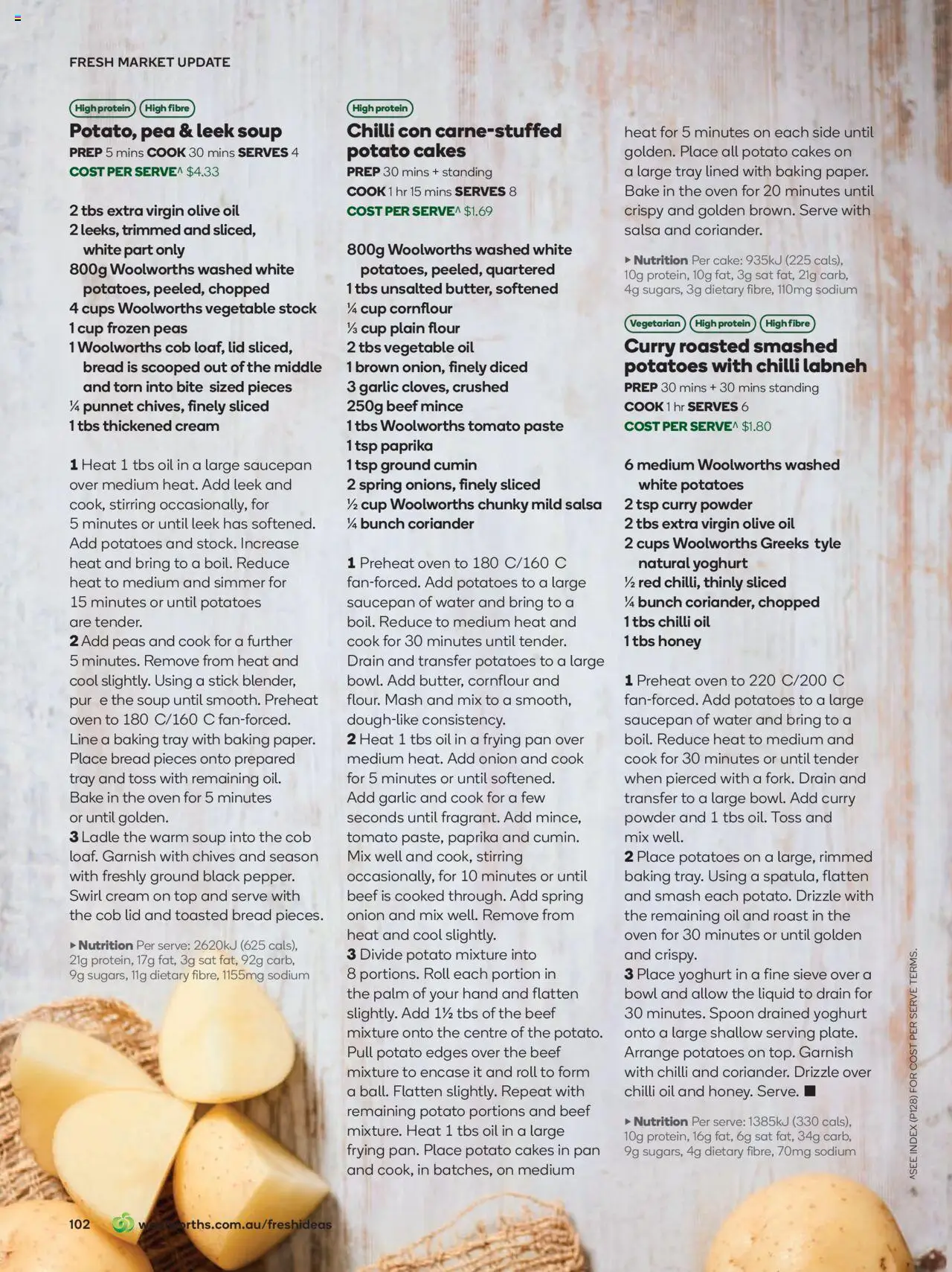 Woolworths catalogue - valid from 01.06.2025 | Page: 102 | Products: Curry, Beef, Potatoes, Soup