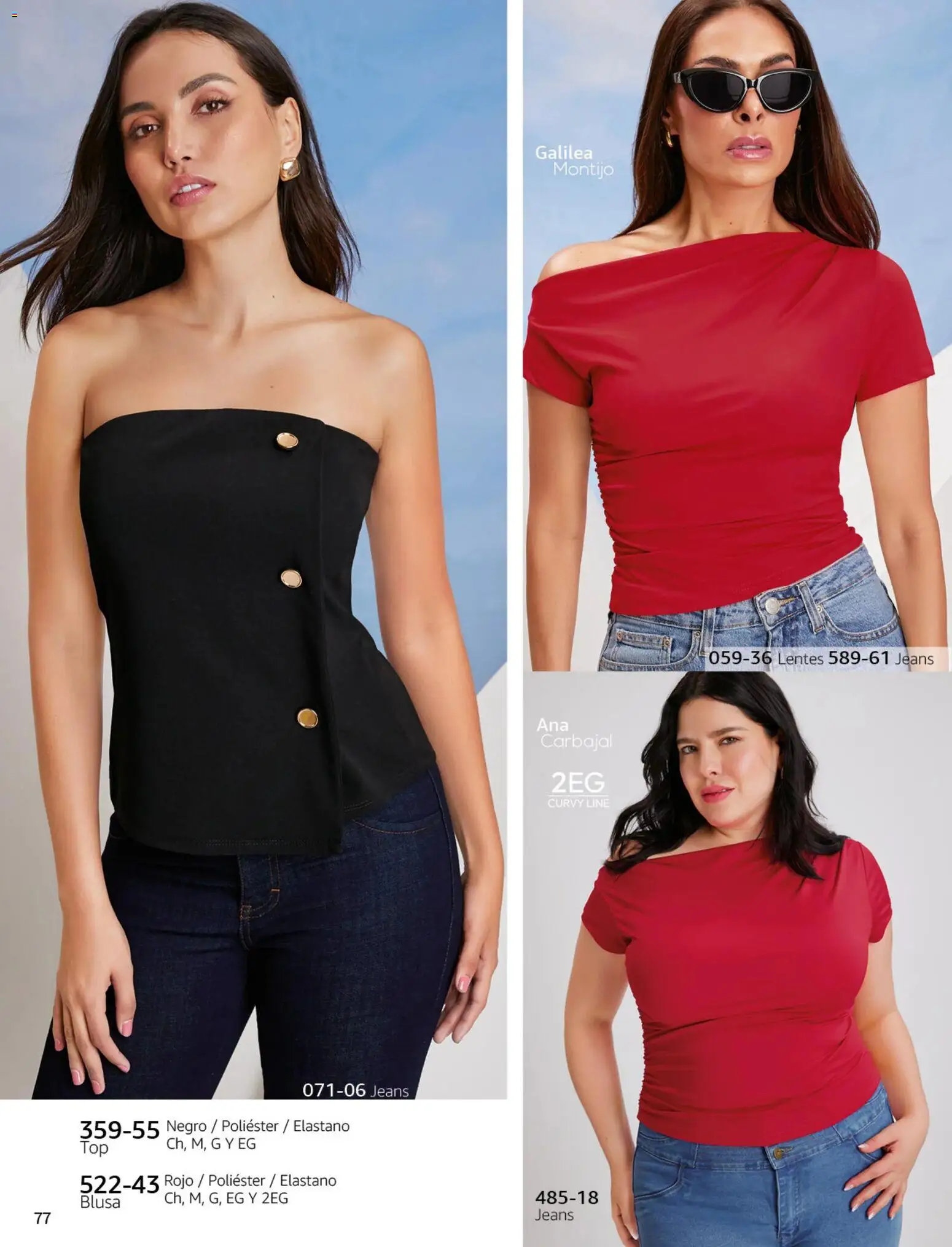 Nuevas ofertas de Cklass válidas en toda la República Mexicana desde el 02.01.2026. ¡Encuentra las mejores ofertas en Cklass catálogo Primavera! | Página: 80 | Productos: Blusa, Lentes