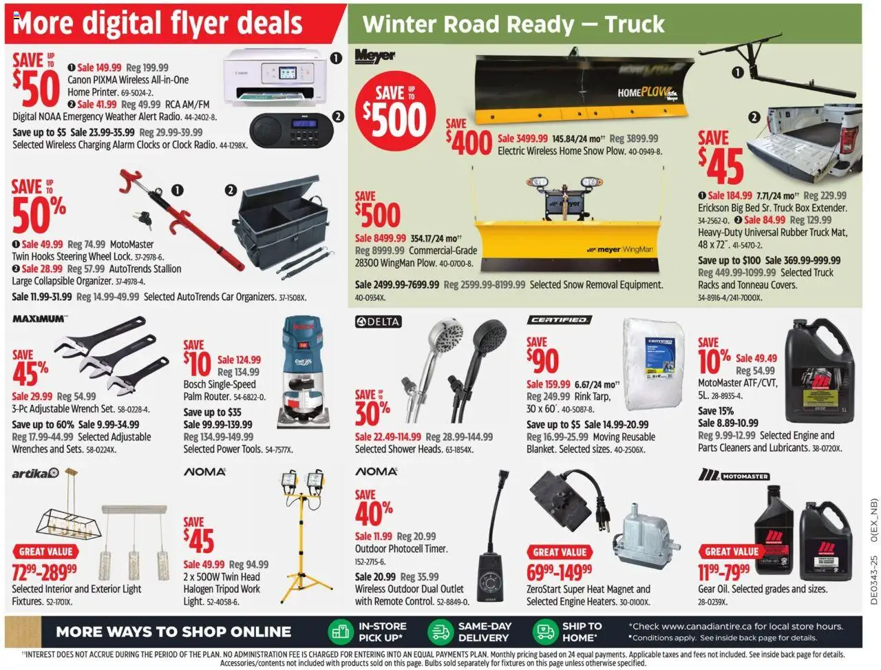 Canadian Tire flyer valid from 17.10.2025 | Page: 38 | Products: Bed, Box, Shower