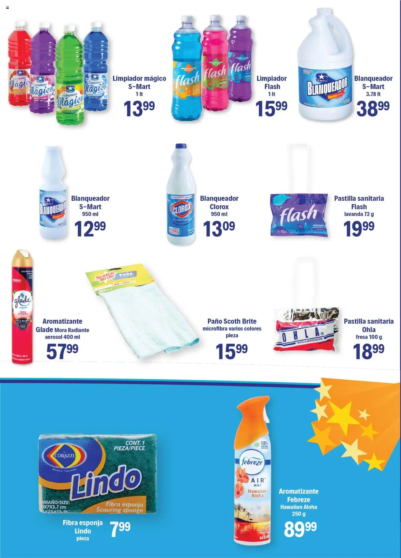 Nuevas ofertas de S-Mart válidas en toda la República Mexicana desde el 30.09.2025. ¡Encuentra las mejores ofertas en S-Mart - Folleto de Feria - Nuevo Laredo! | Página: 5 | Productos: Desodorante, Fresa, Esponja, Radiante