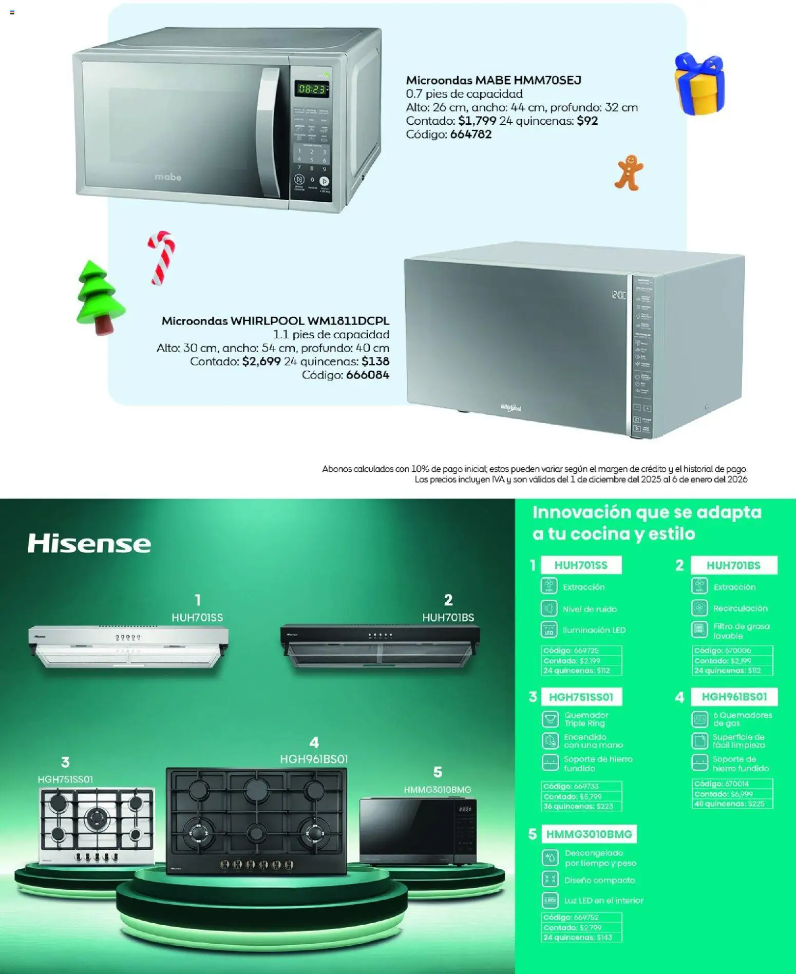 Nuevas ofertas de Coppel válidas en toda la República Mexicana desde el 01.12.2025. ¡Encuentra las mejores ofertas en Coppel catálogo Regalos A Lo Grande! | Página: 124