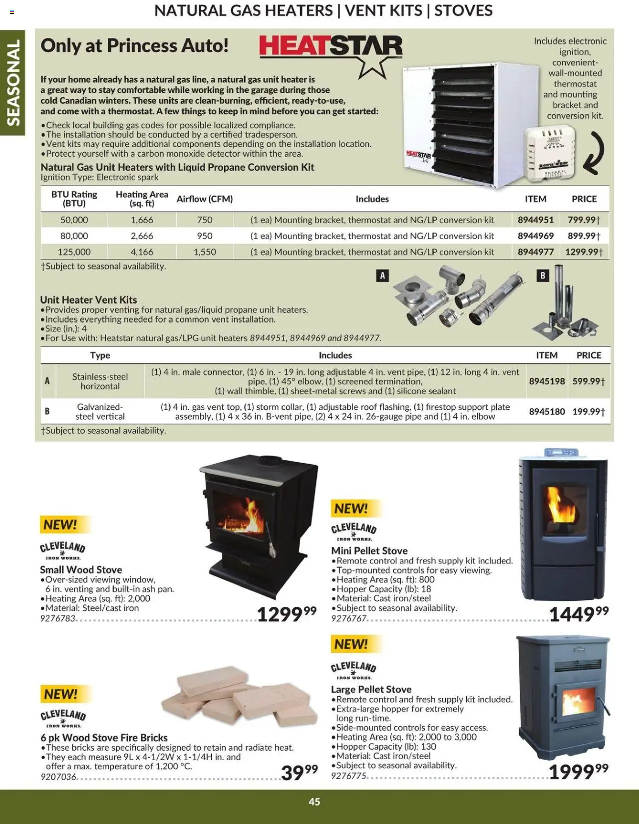 Princess Auto flyer valid from 16.04.2025 | Page: 51 | Products: Stove, Iron