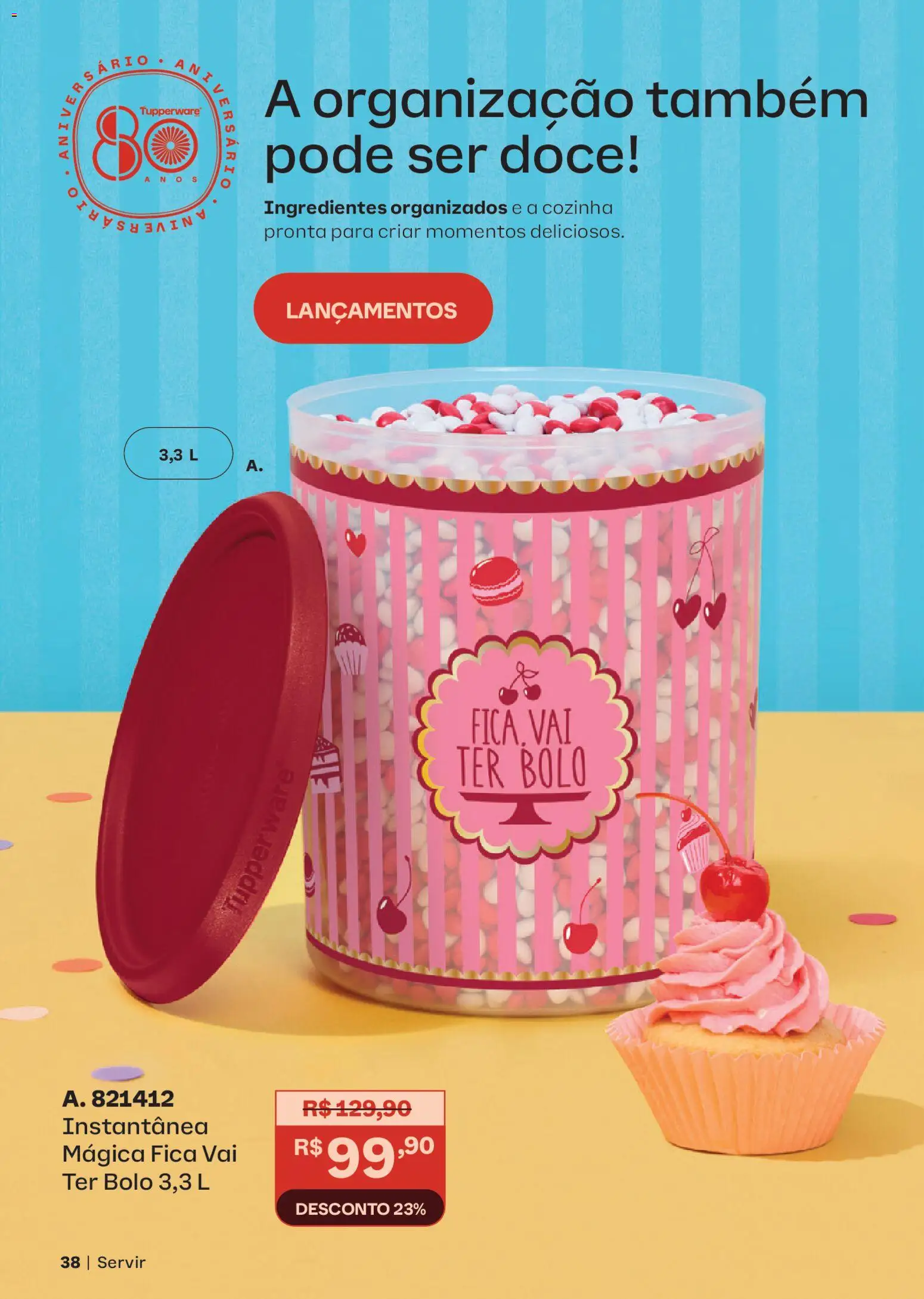 Tupperware Folheto - válido de 01.05.2026 | Página: 38 | Produtos: Bolo