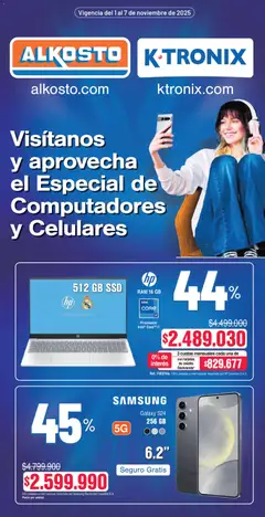 Alkosto - Promociones -  Vista previa de la revista de la tienda Alkosto valido desde el 01.11.2025
