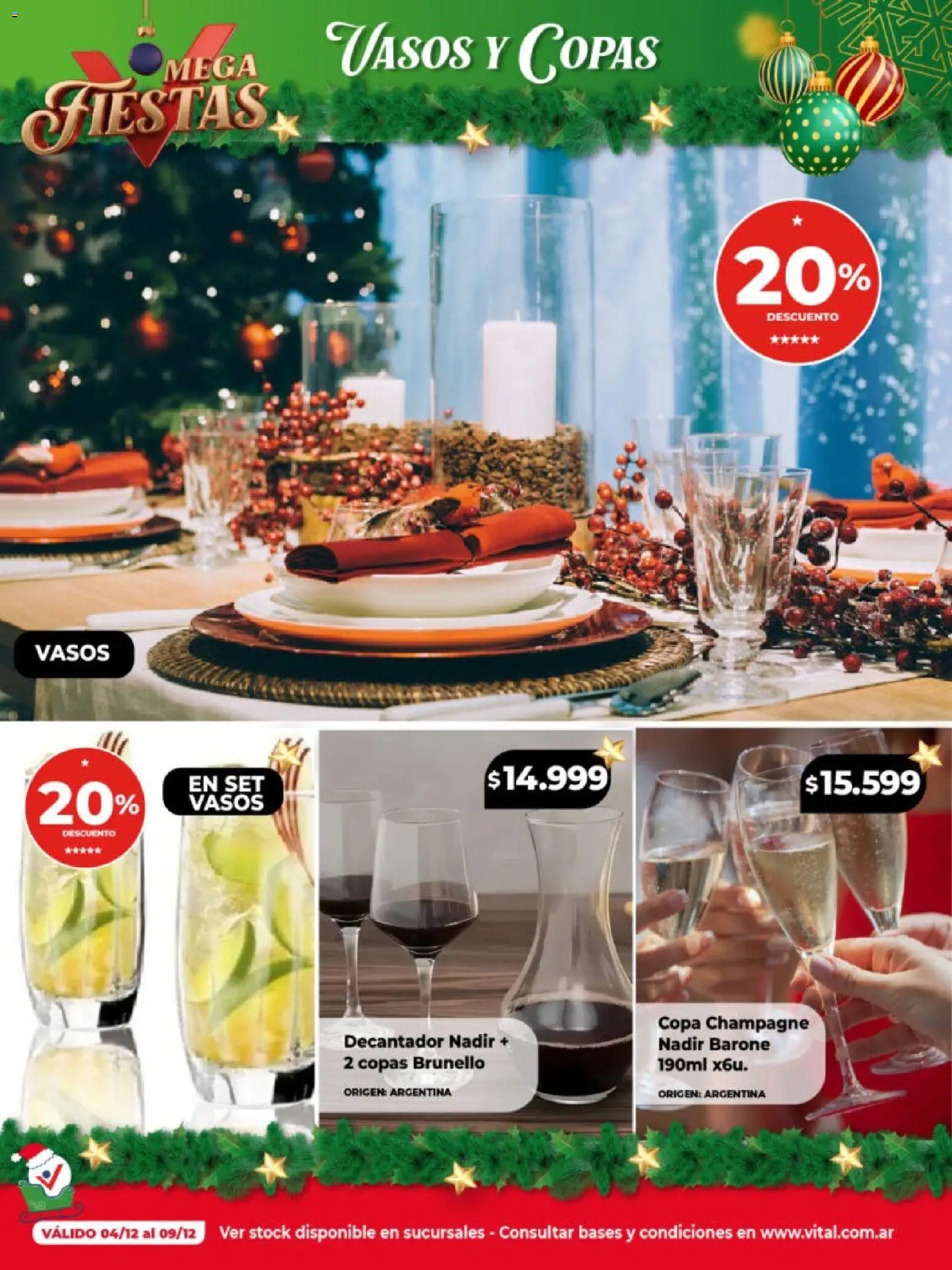 Vital - Especial Navidad │ válido desde el 10.12.2025 | Página: 11 | Productos: Champagne, Vasos