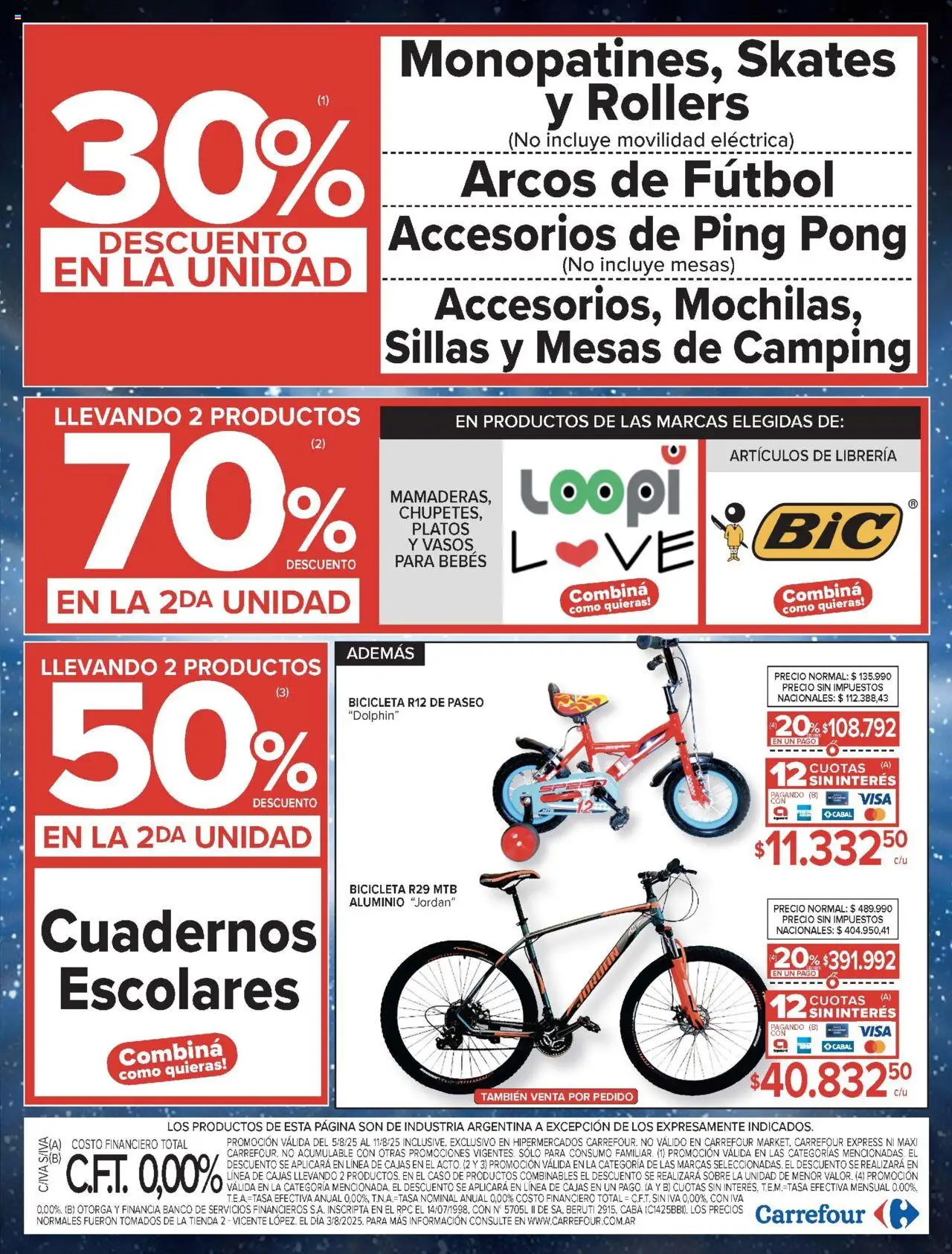 Carrefour ofertas │ válido desde el 05.08.2025 | Página: 20 | Productos: Caso, Banco, Sobre, Vasos