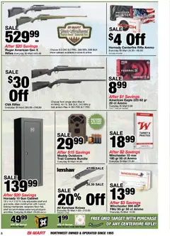 Bi-Mart Weekly Ad - valid from 29.07.2025 | Page: 8 | Products: Case, Gun, Trail Camera, Rifle