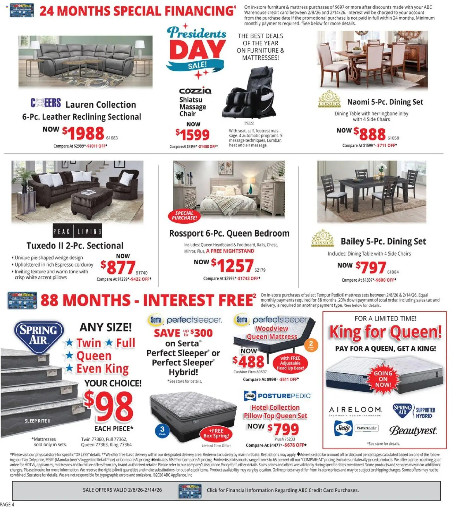 ABC Warehouse Weekly Ad - valid from 08.02.2026 | Page: 4