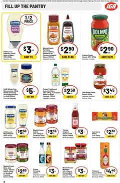 Preview of IGA  Catalogue  - valid from 24.12.2025 | Page: 21 | Products: Pasta, Relish, Sauce, Vinegar