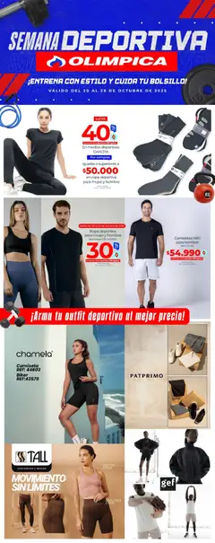 Olímpica - Especial ropa deportiva -  Vista previa de la revista de la tienda Olímpica valido desde el 20.10.2025