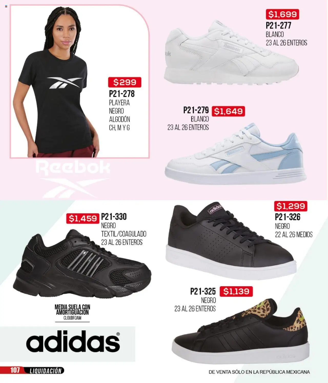 Nuevas ofertas de Cklass válidas en toda la República Mexicana desde el 09.09.2025. ¡Encuentra las mejores ofertas en Cklass - Catálogo Liquidacion Calzado! | Página: 108 | Productos: Algodón, Playera