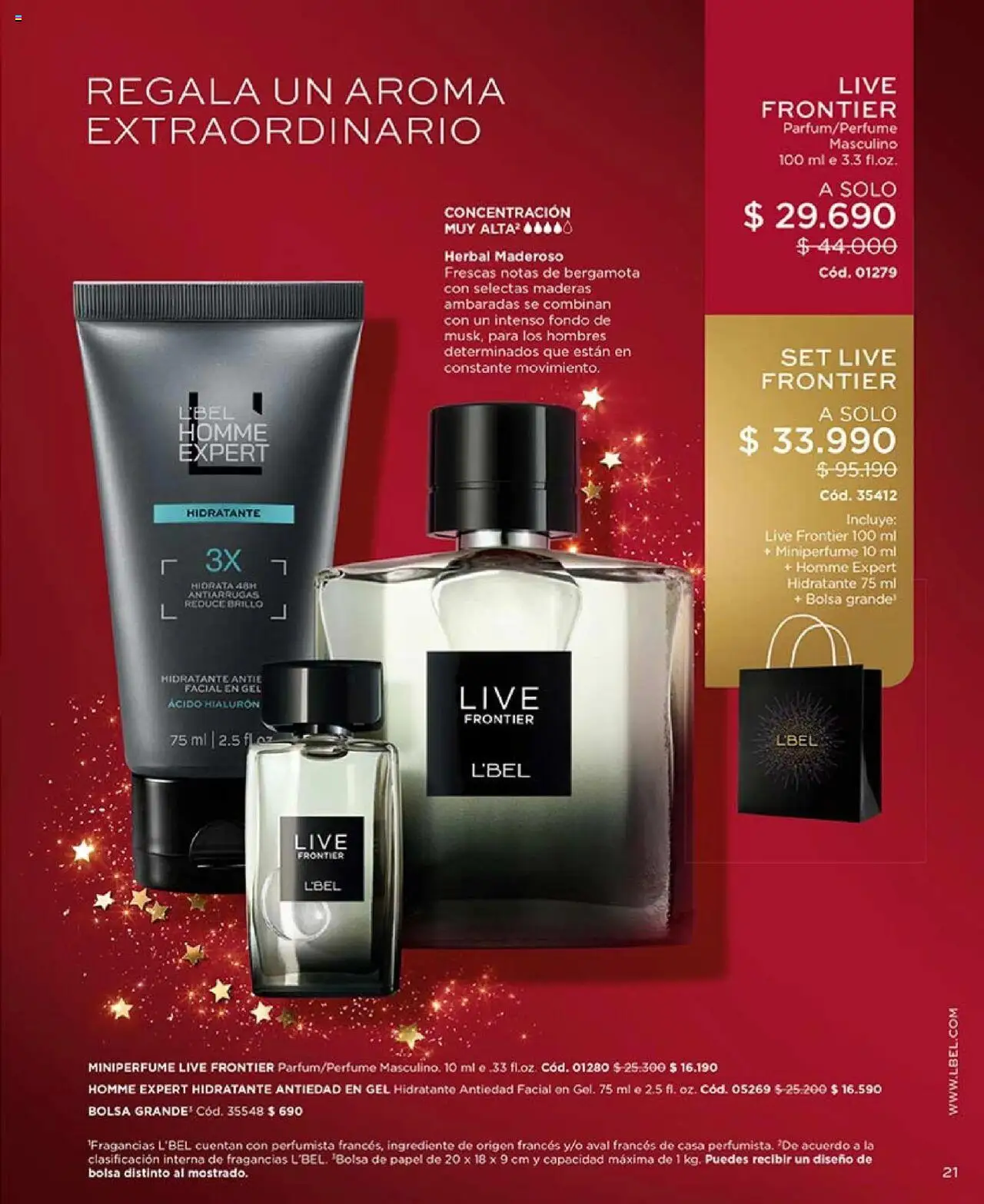 Catálogo L'Bel Campaña 17 │ válido desde el 14.10.2025 | Página: 21 | Productos: Brillo, Bolsa