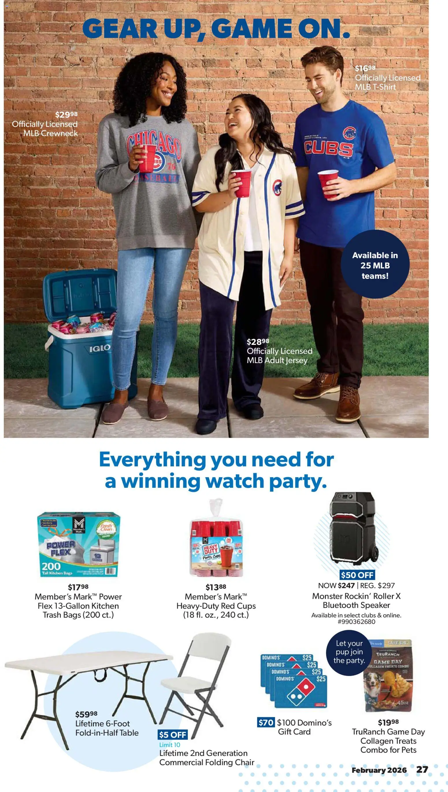 Sam's Club Instant Savings Book February - valid from 28.01.2026 | Page: 27 | Products: Chair, Watch, Game, Speaker
