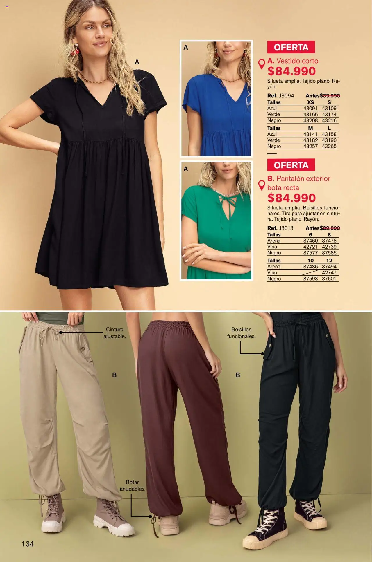 Leonisa revista - valida desde el 12.09.2025 | Página: 134 | Productos: Botas, Vestido, Vino