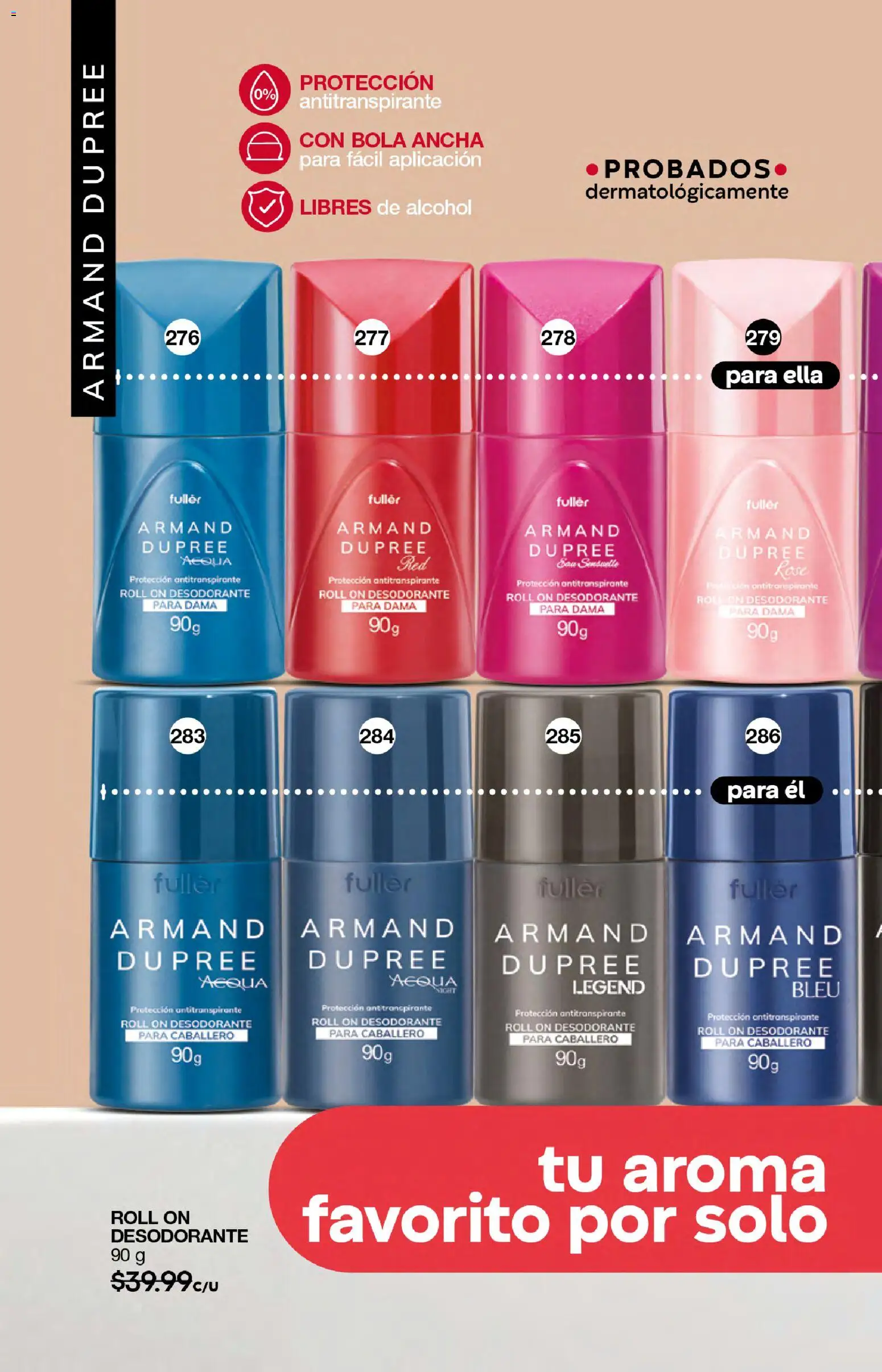 Nuevas ofertas de Fuller válidas en toda la República Mexicana desde el 04.03.2026. ¡Encuentra las mejores ofertas en Fuller campaña 24 2026! | Página: 102 | Productos: Desodorante, Antitranspirante