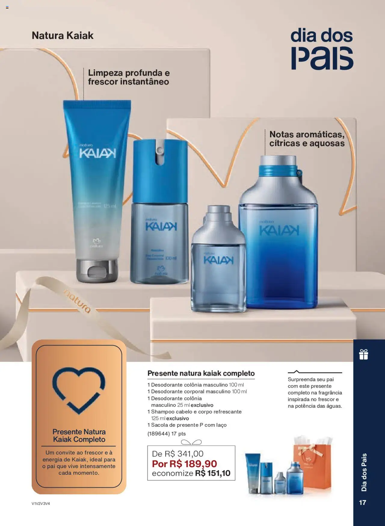 Natura Folheto - válido de 15.06.2025 | Página: 17 | Produtos: Shampoo, Fragrância, Desodorante