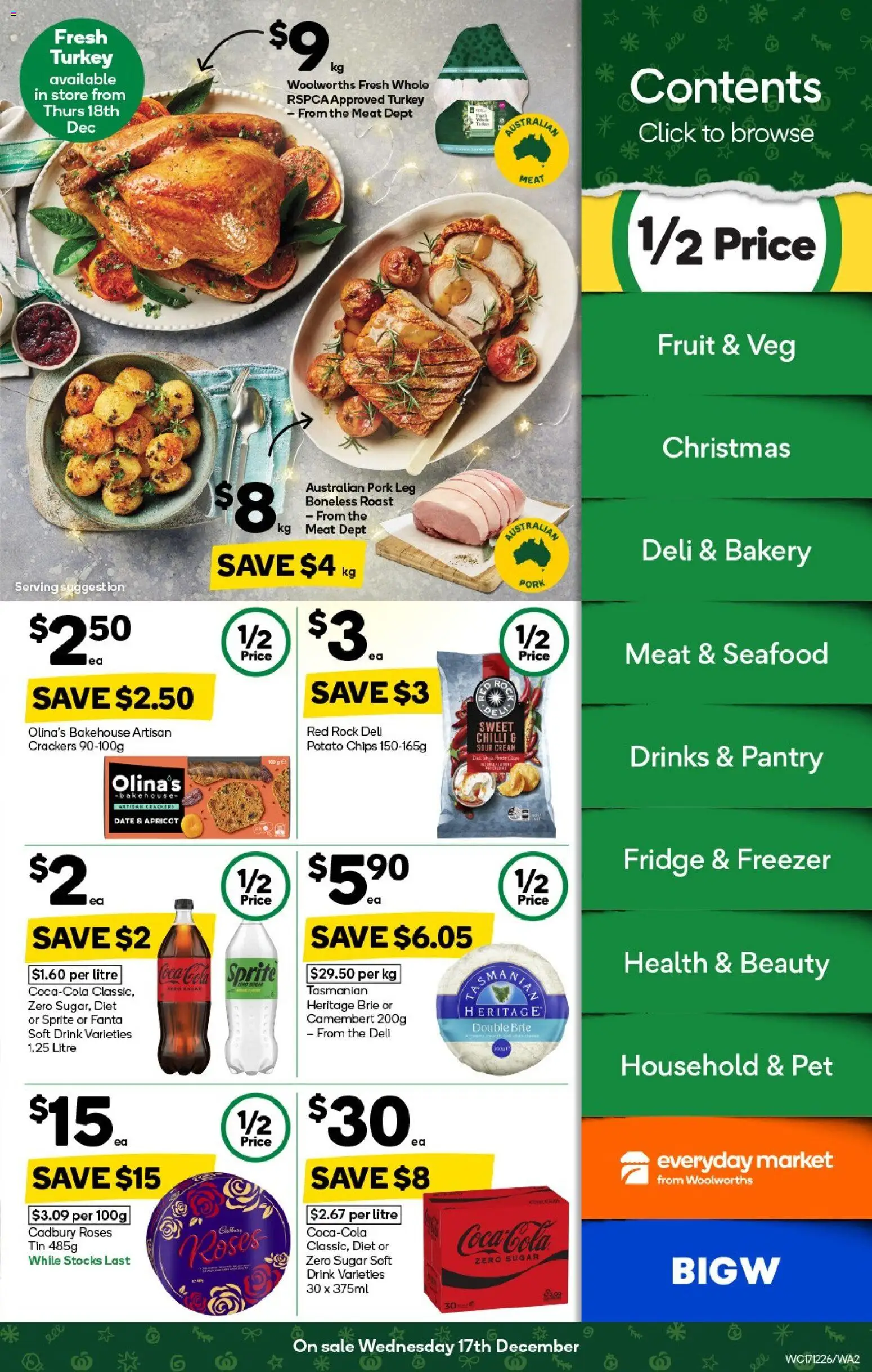 Woolworths catalogue - valid from 17.12.2025 | Page: 2 | Products: Household, Sour cream, Meat, Cream