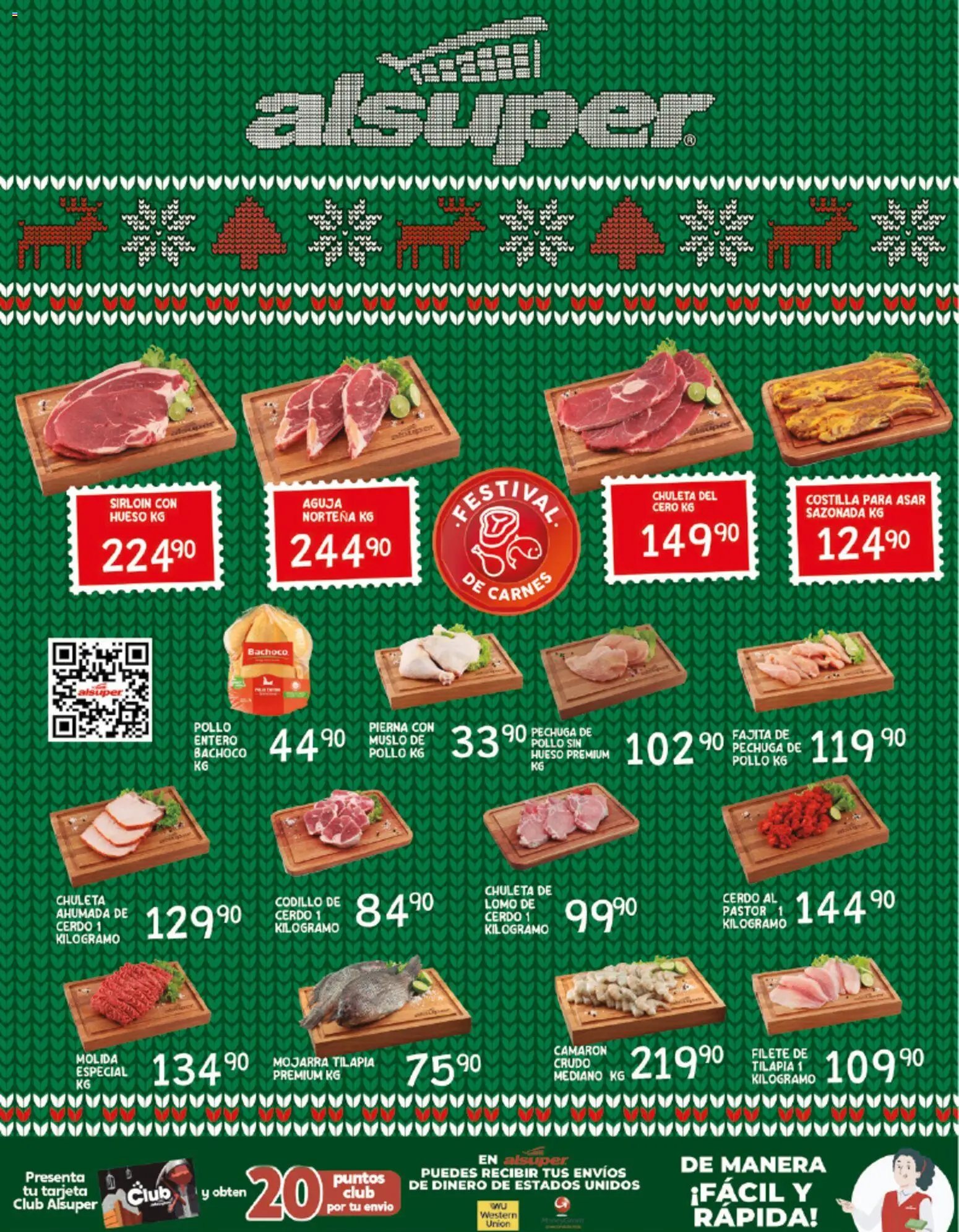 Nuevas ofertas de Alsuper válidas en toda la República Mexicana desde el 21.11.2025. ¡Encuentra las mejores ofertas en Alsuper folleto Zacatecas! | Página: 8 | Productos: Pollo, Cerdo