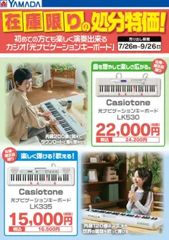 26.07.2025から有効なオファーを含む ヤマダ 電機 - 在庫限りの処分特価!