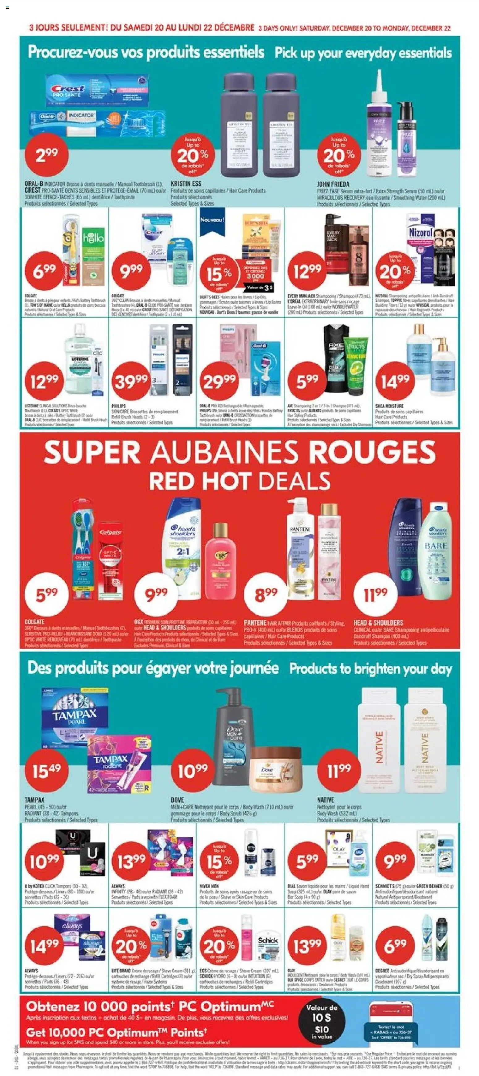 Pharmaprix flyer valid from 20.12.2025 | Page: 8 | Products: PC, Soap, Body wash, Oil