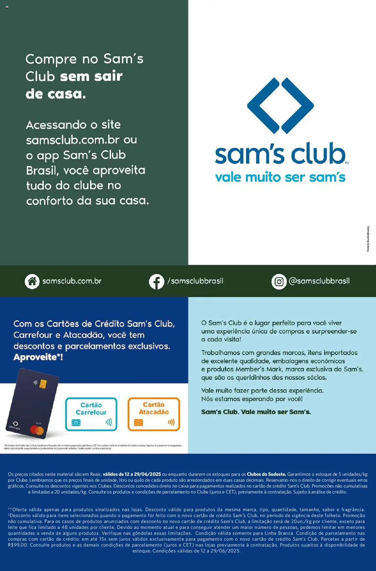 Sam's Club Folheto - válido de 12.06.2025 | Página: 13 | Produtos: Caixa, Leite