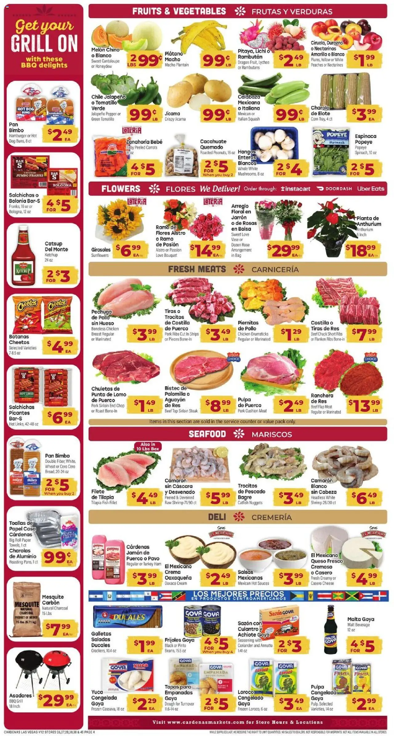 Cardenas Weekly Ad - NV - valid from 20.08.2025 | Page: 4 | Products: Pan, Pork, Beef, Fruits