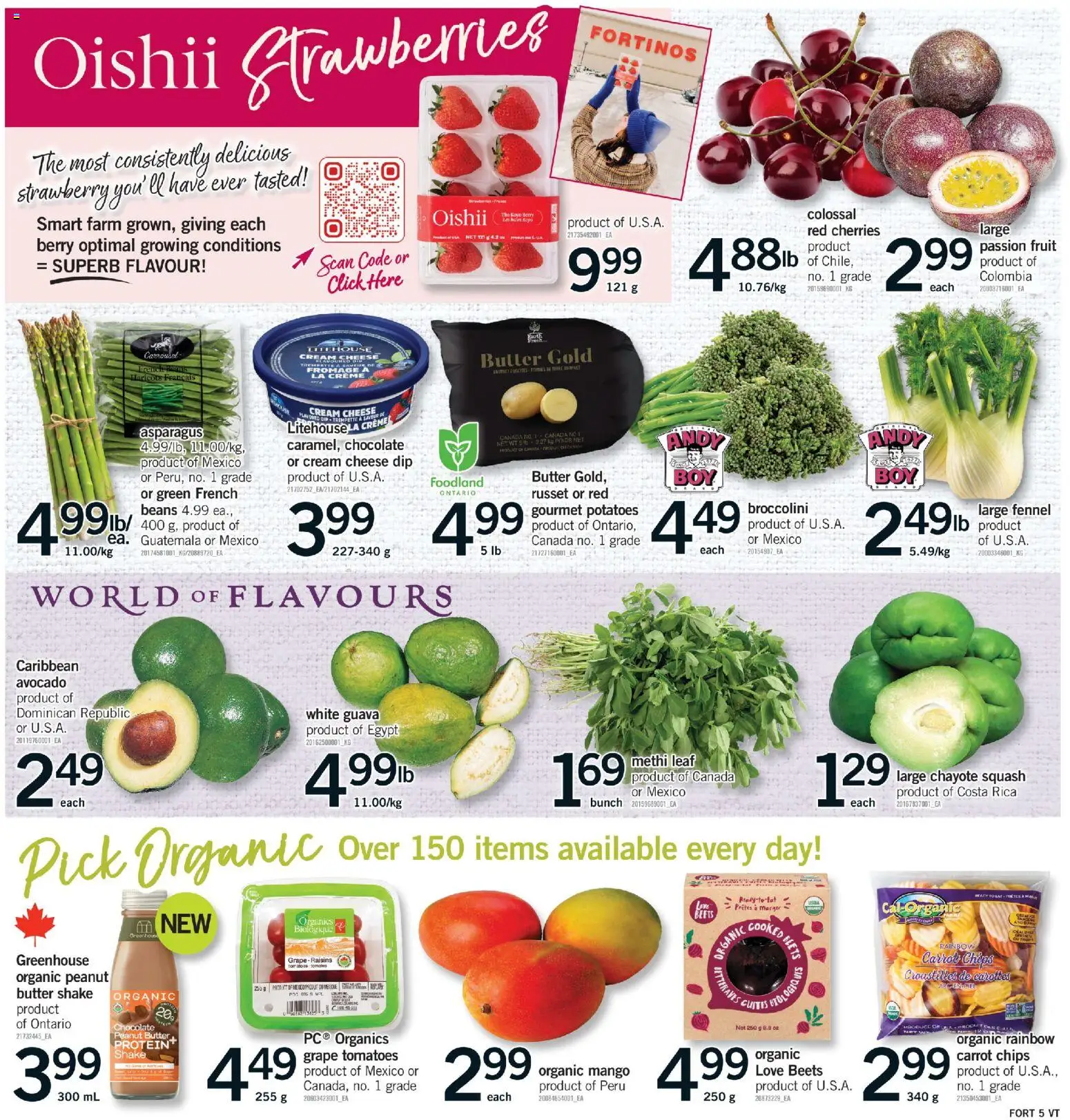 Fortinos flyer valid from 12.02.2026 | Page: 6 | Products: Carrot, Cream, Butter, Cheese