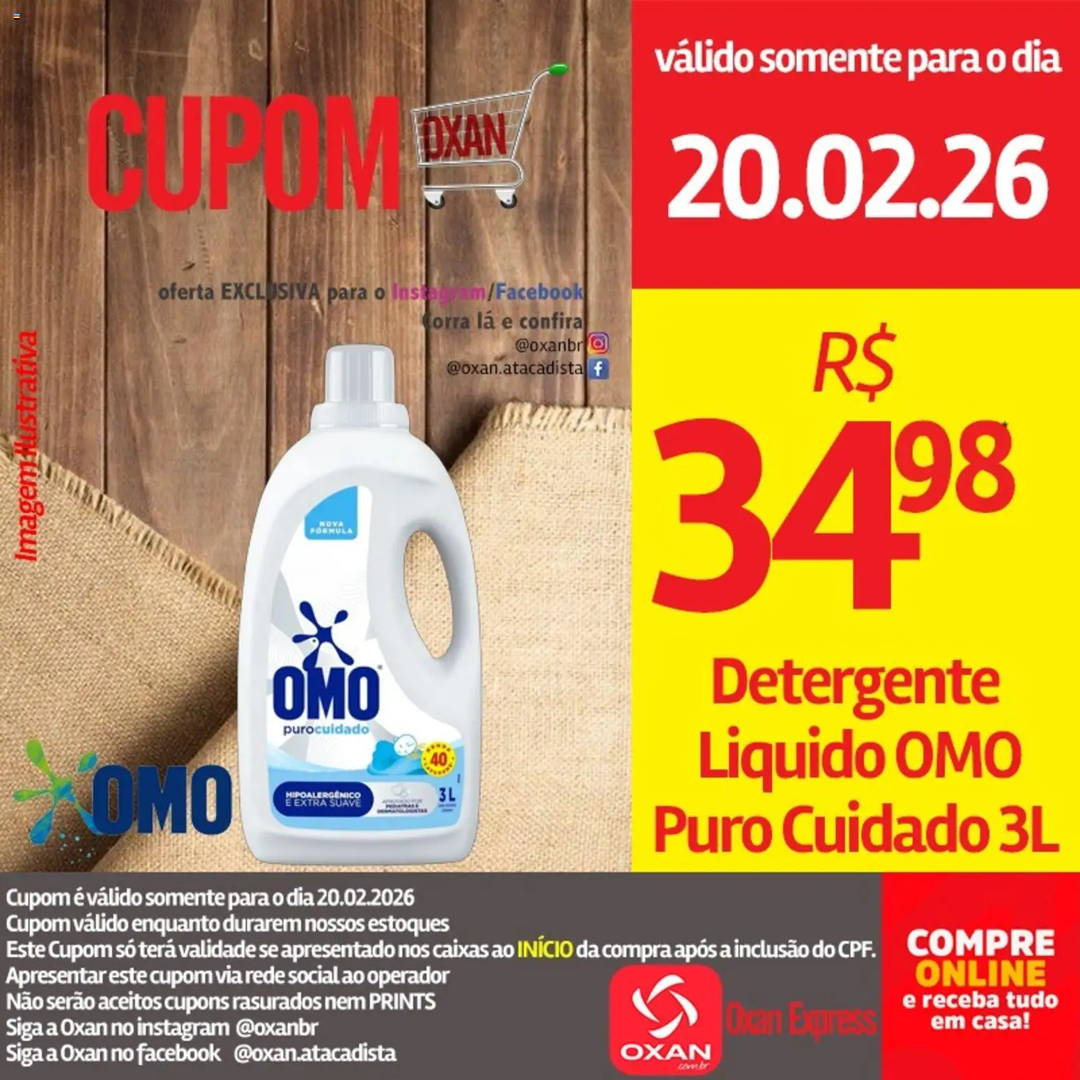 Oxan Atacadista Folheto - válido de 20.02.2026 | Página: 17 | Produtos: Detergente