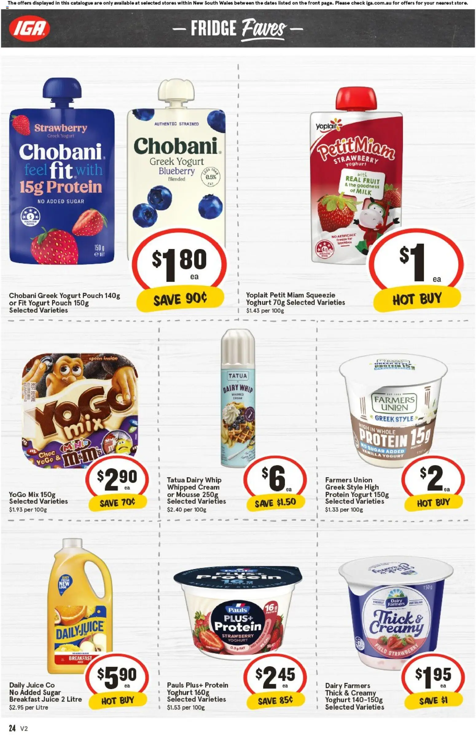 IGA catalogue - valid from 05.11.2025 | Page: 24 | Products: Milk, Dairy, Cream, Sugar