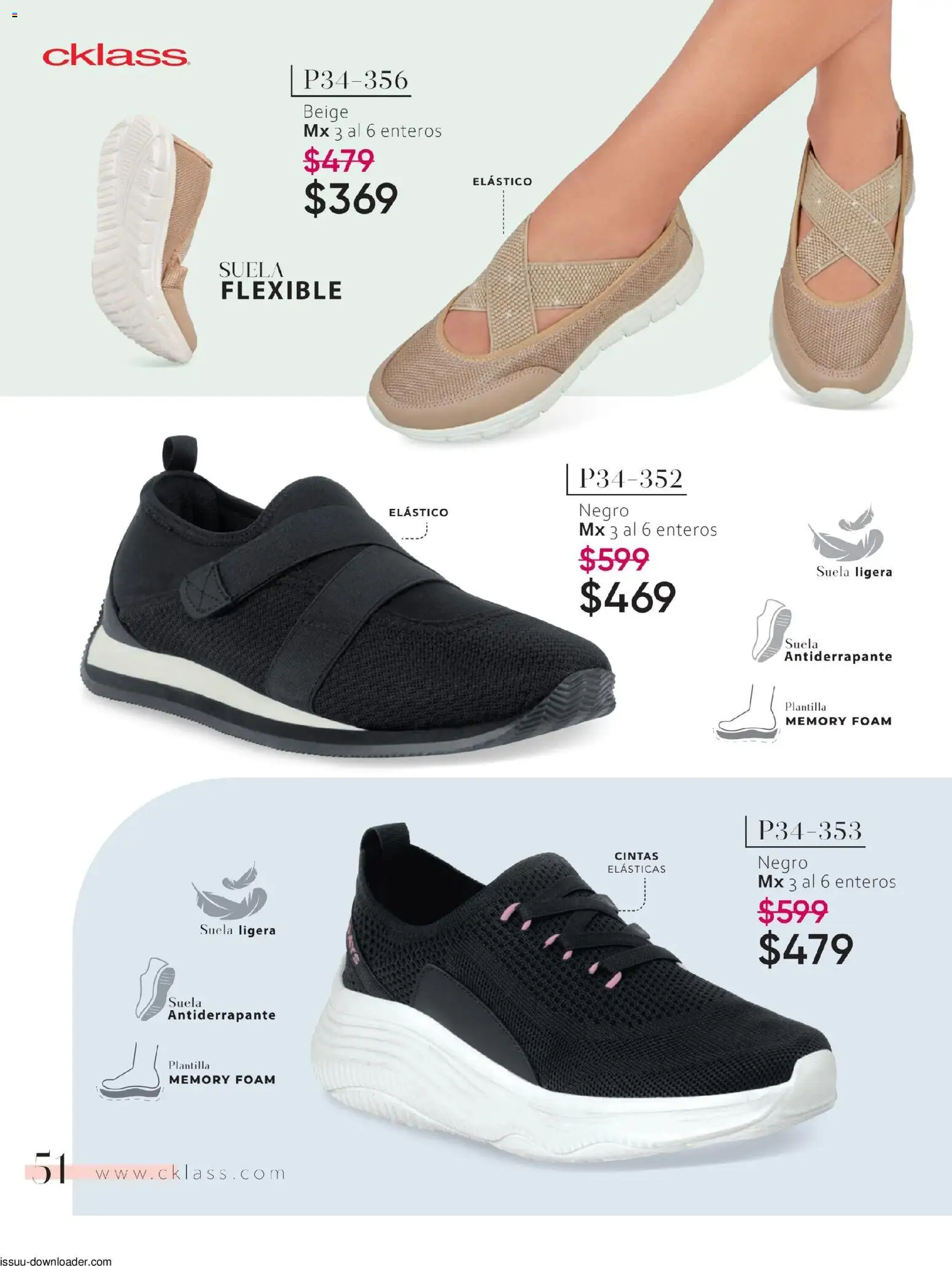 Nuevas ofertas de Cklass válidas en toda la República Mexicana desde el 26.01.2026. ¡Encuentra las mejores ofertas en Cklass catálogo Especial Calzado! | Página: 52