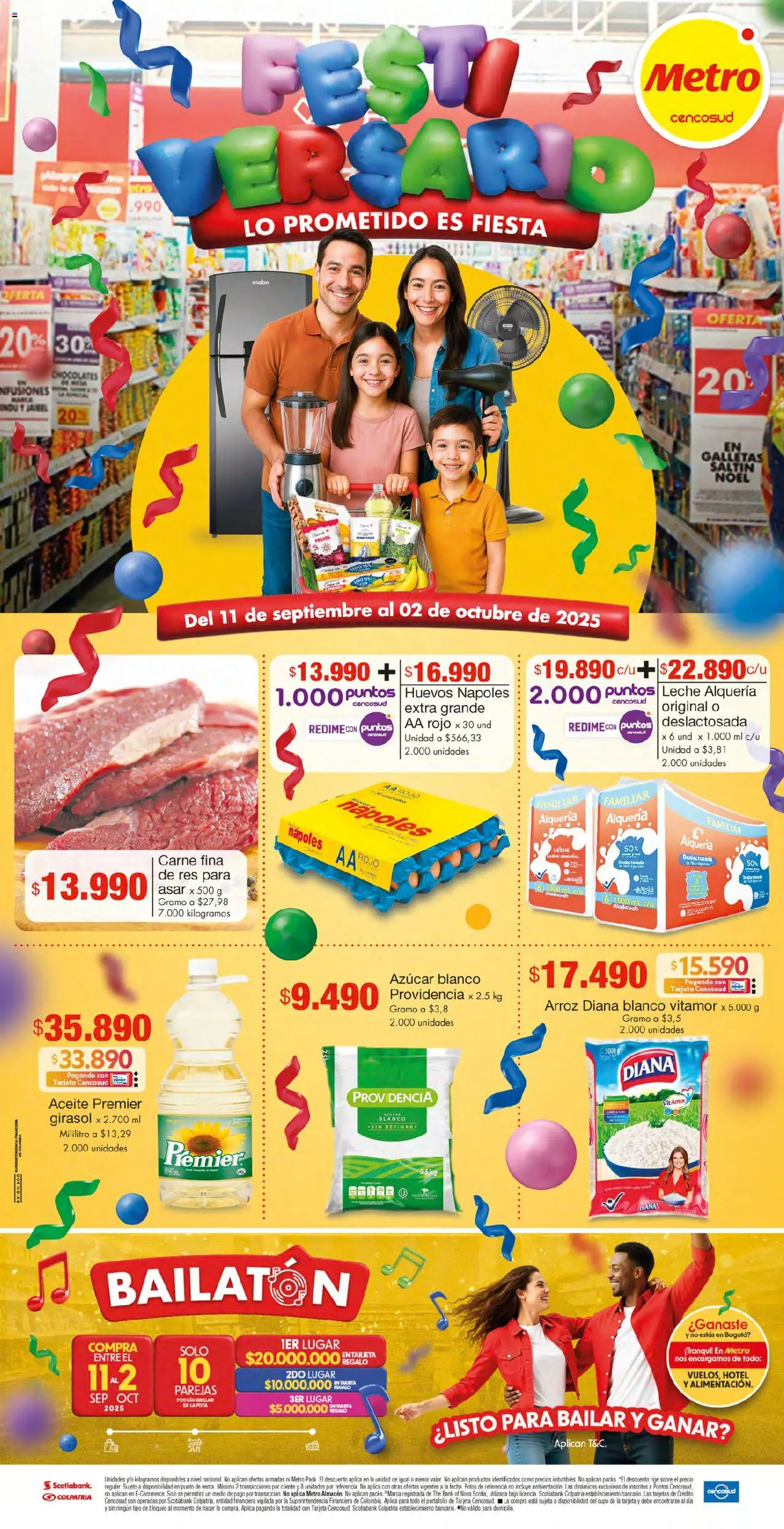 Metro revista - valida desde el 11.09.2025 | Página: 1 | Productos: Arroz, Galletas, Azucar, Sobre