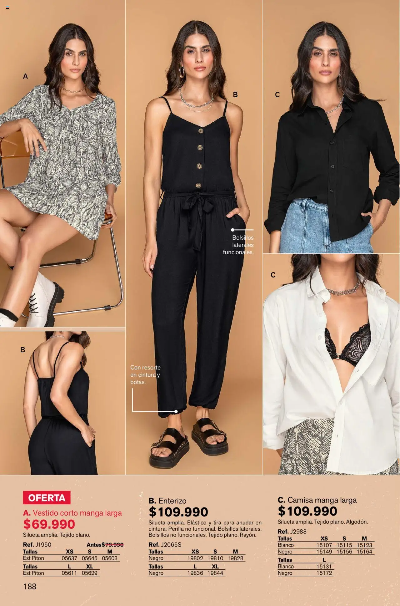 Leonisa revista - valida desde el 01.10.2025 | Página: 188 | Productos: Vestido, Camisa, Enterizo