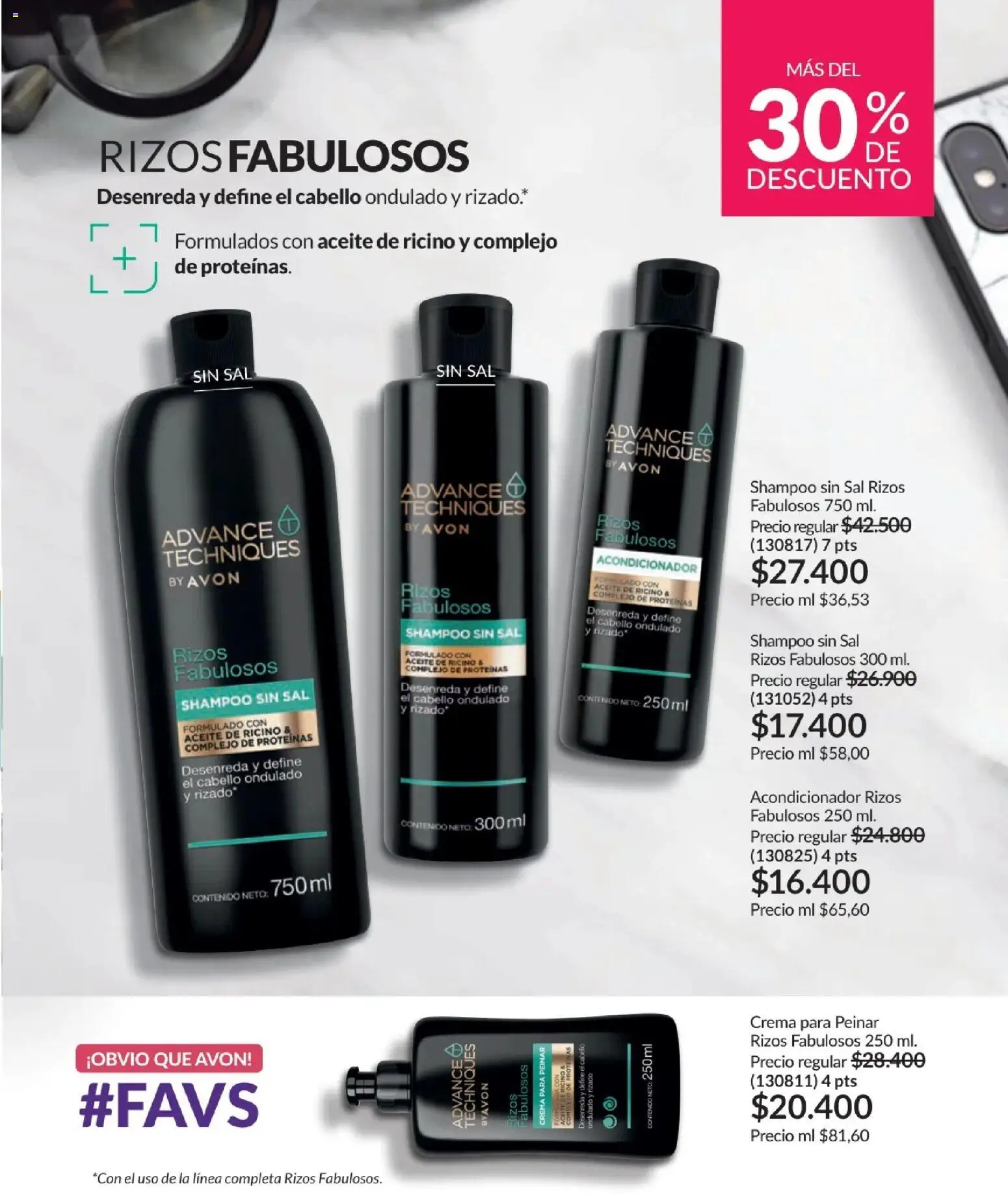 Avon revista - valida desde el 01.12.2025 | Página: 154 | Productos: Crema, Shampoo, Acondicionador, Aceite