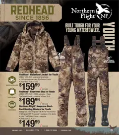 Preview of Cabela's weekly ads valid from 01.10.2025 | Page: 21 | Products: Jacket, Boots, Waterfowl