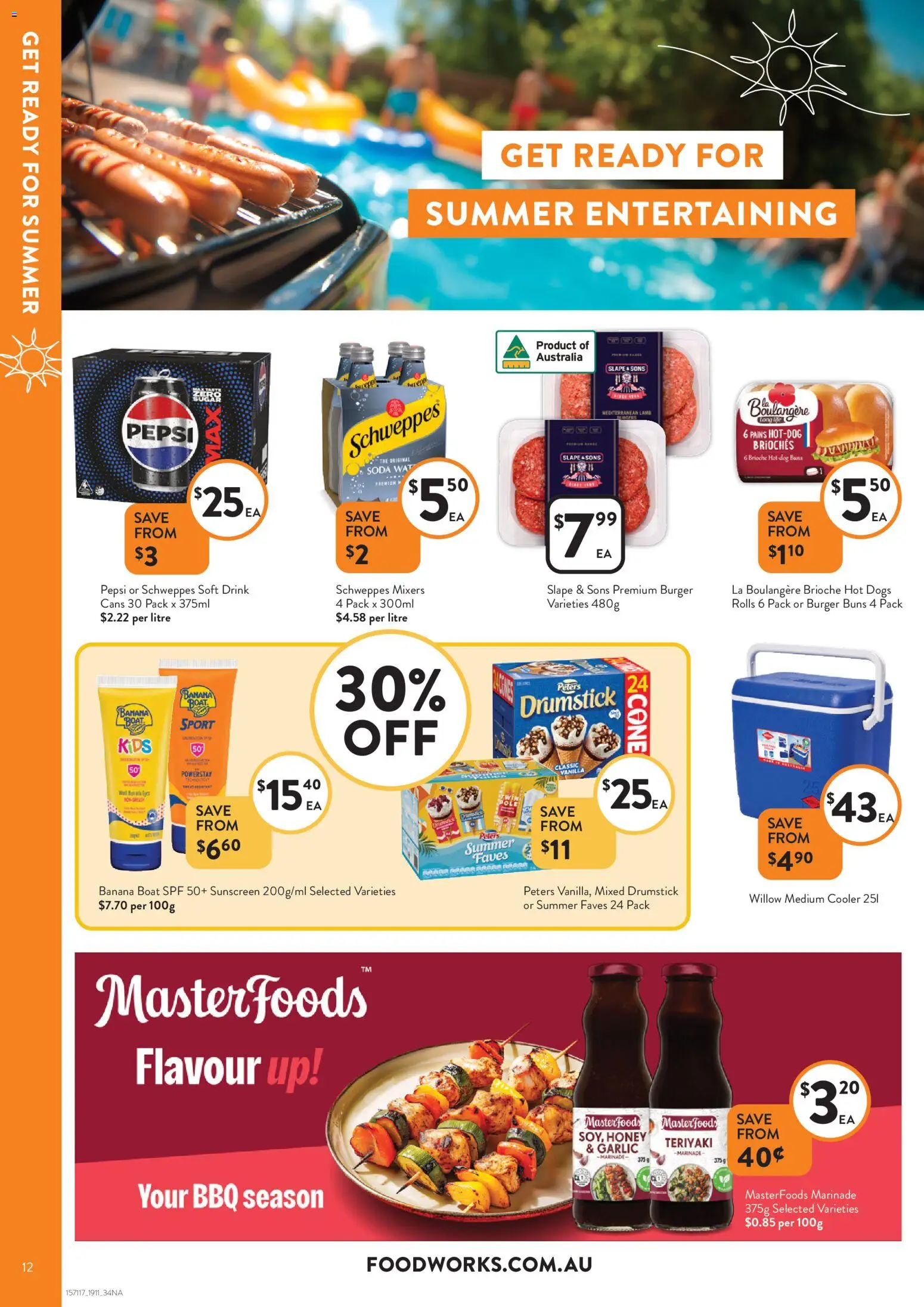 Foodworks catalogue - valid from 19.11.2025 | Page: 12 | Products: Honey, Sunscreen, Pepsi, Garlic