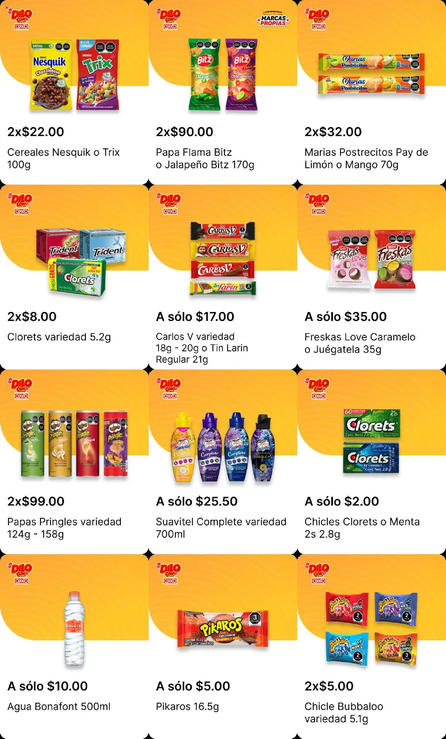 Nuevas ofertas de OXXO válidas en toda la República Mexicana desde el 29.01.2026. ¡Encuentra las mejores ofertas en OXXO folleto! | Página: 9 | Productos: Chicles, Fresa, Mango, Chicle