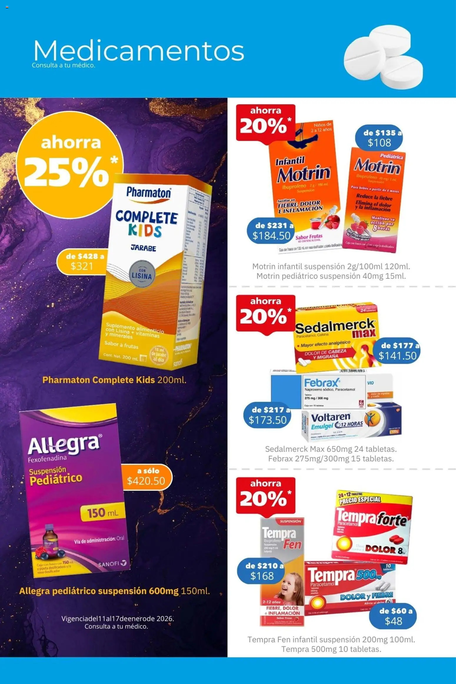 Nuevas ofertas de Farmacia San Pablo válidas en toda la República Mexicana desde el 11.01.2026. ¡Encuentra las mejores ofertas en Farmacia San Pablo catálogo! | Página: 2 | Productos: Fresa, Frasco, Analgésico, Caja