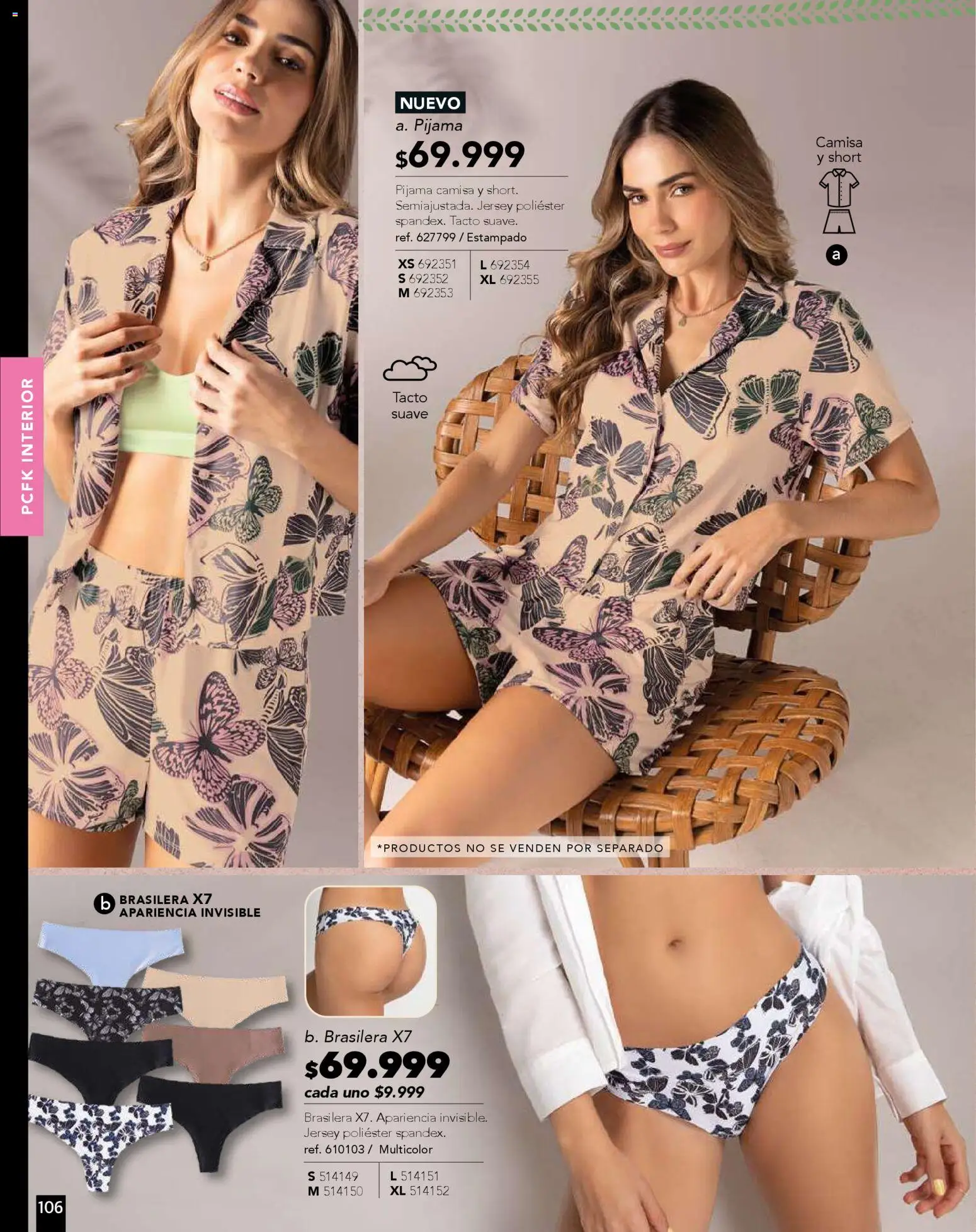 Pacifika revista - valida desde el 01.11.2025 | Página: 106 | Productos: Short, Camisa, Pijama