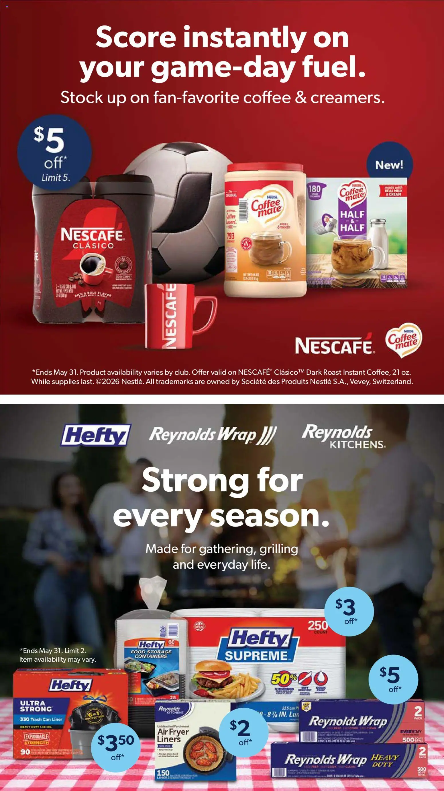 Sam's Club Weekly Ad - valid from 29.04.2026 | Page: 8 | Products: Fryer, Milk, Coffee, Cream