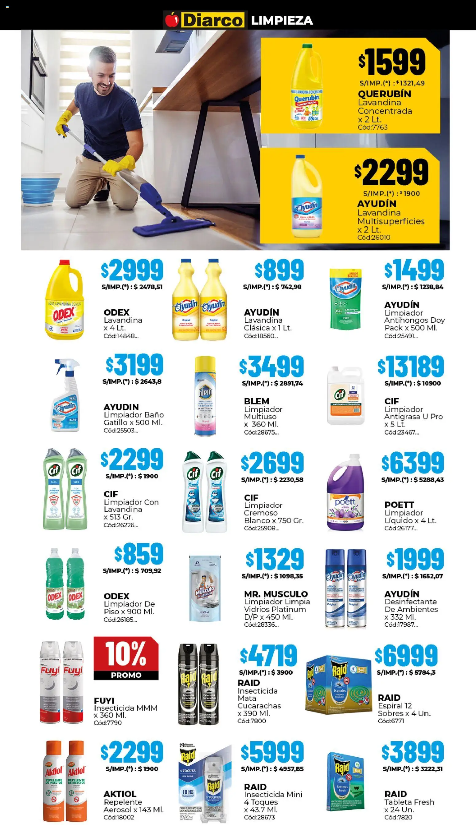 Diarco ofertas │ válido desde el 23.02.2026 | Página: 18 | Productos: Tableta, Desinfectante, Insecticida, Limpiador
