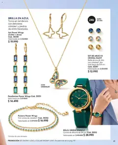 Catálogo Ésika Campaña 12 │ válido desde el 09.07.2025 | Página: 83 | Productos: Baño, Collar, Aros, Reloj