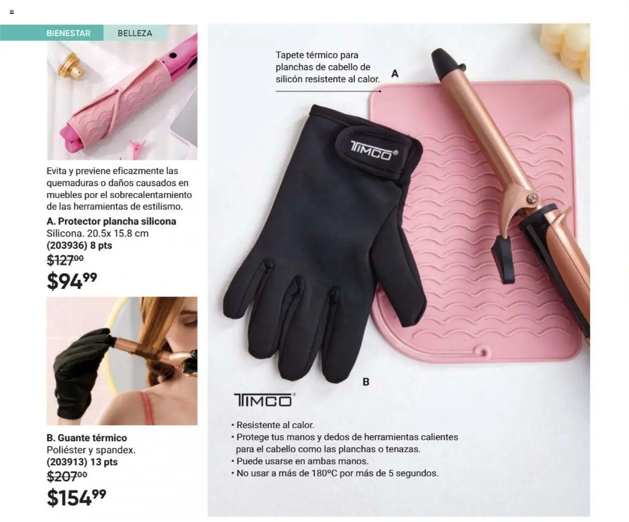 Nuevas ofertas de AVON válidas en toda la República Mexicana desde el 09.10.2025. ¡Encuentra las mejores ofertas en AVON - Casa & Estilo 16 2025! | Página: 132 | Productos: Plancha, Tapete, Guante