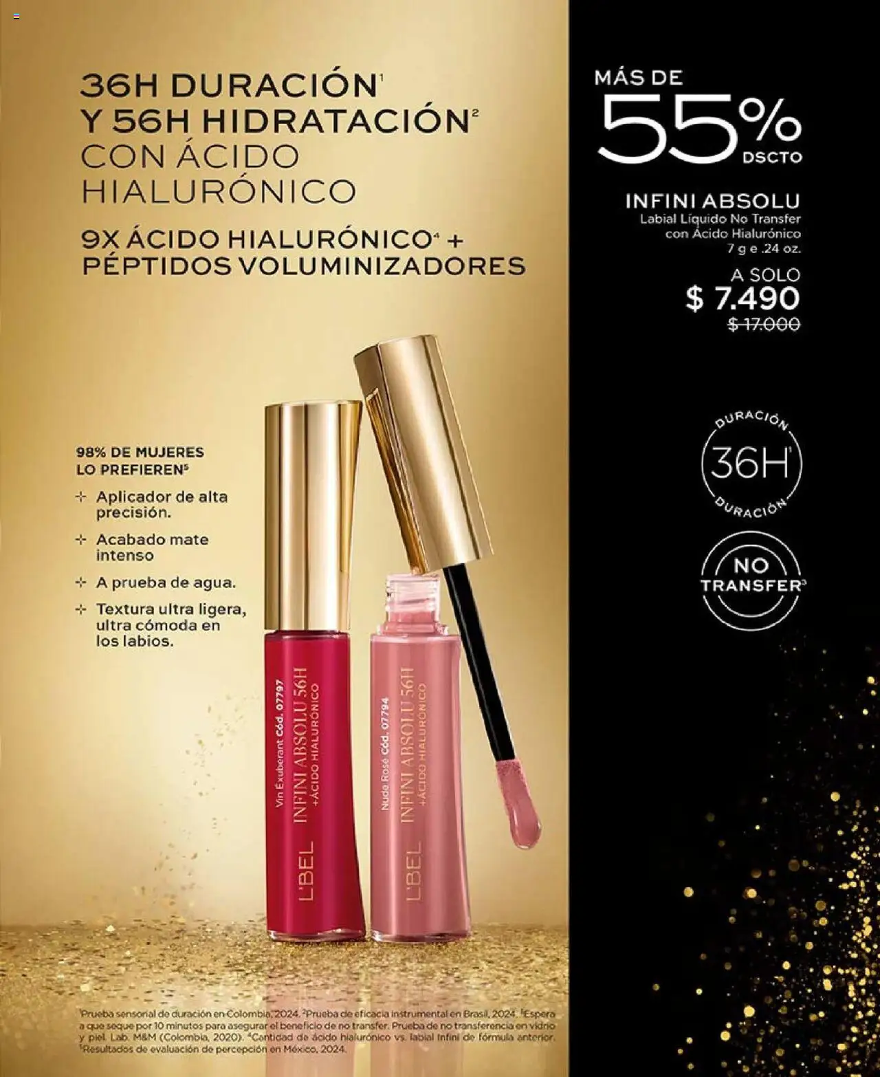 Catálogo L'Bel Campaña 16 │ válido desde el 24.09.2025 | Página: 7 | Productos: Mate, Labial